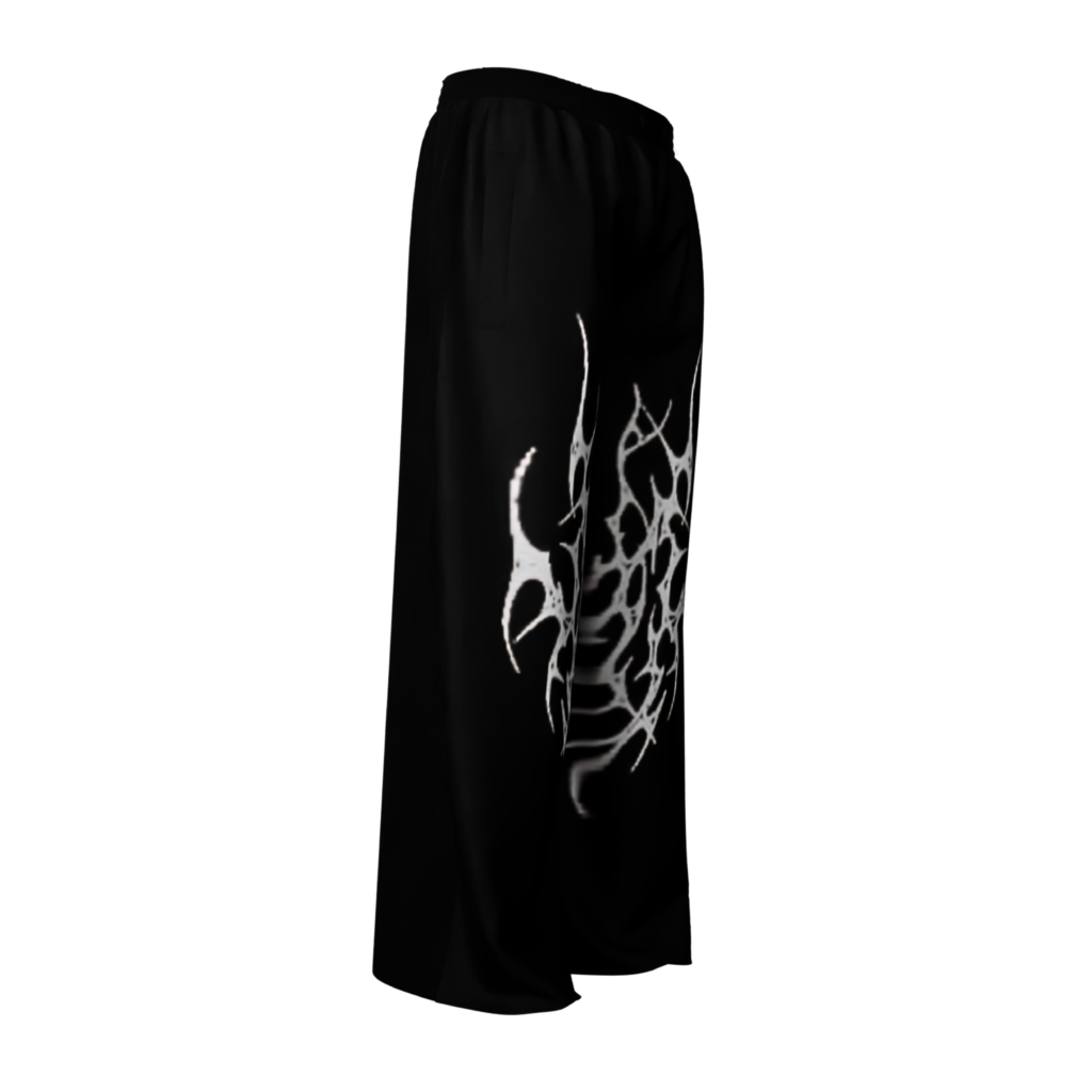 Void Flame Baggy Pants – Abstract Chaos Streetwear