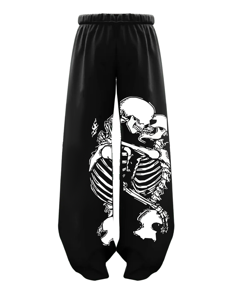 Skeleton Printed Baggy