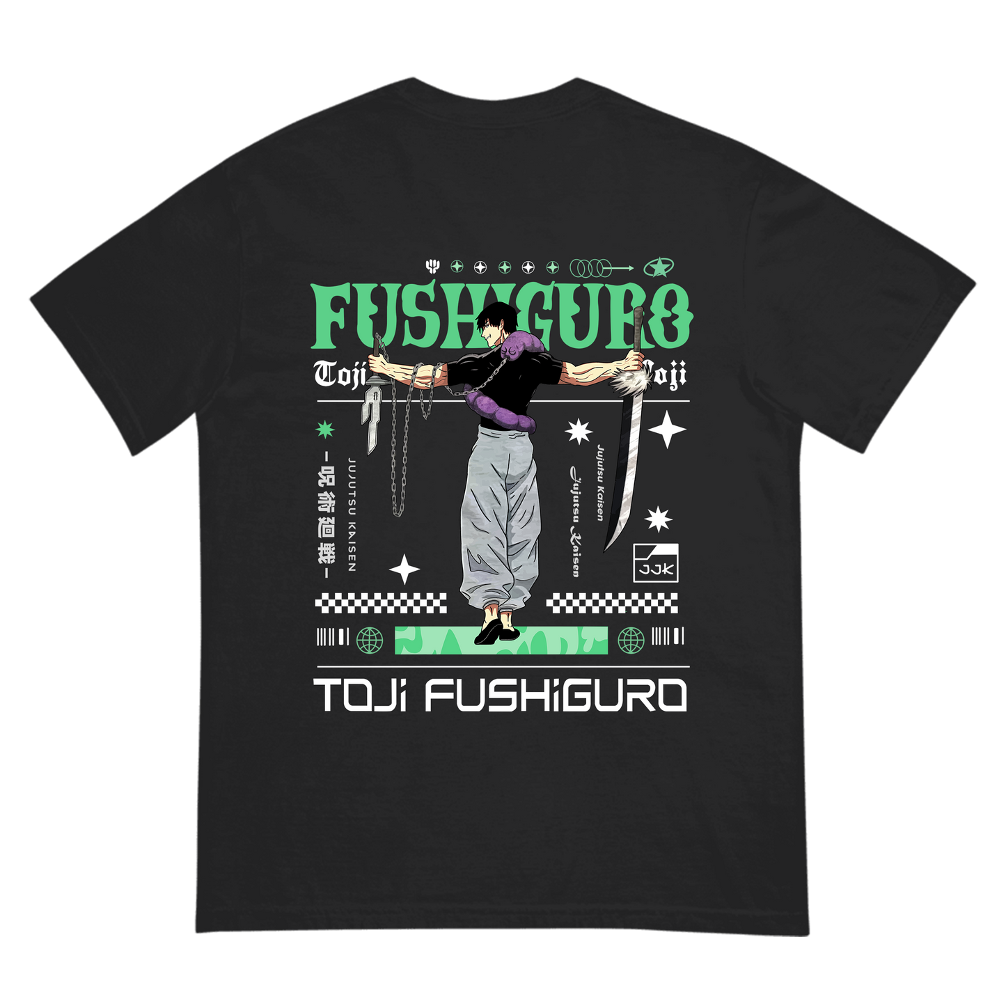 Fushiguro Graphic Tee – Anime-Inspired Streetwear