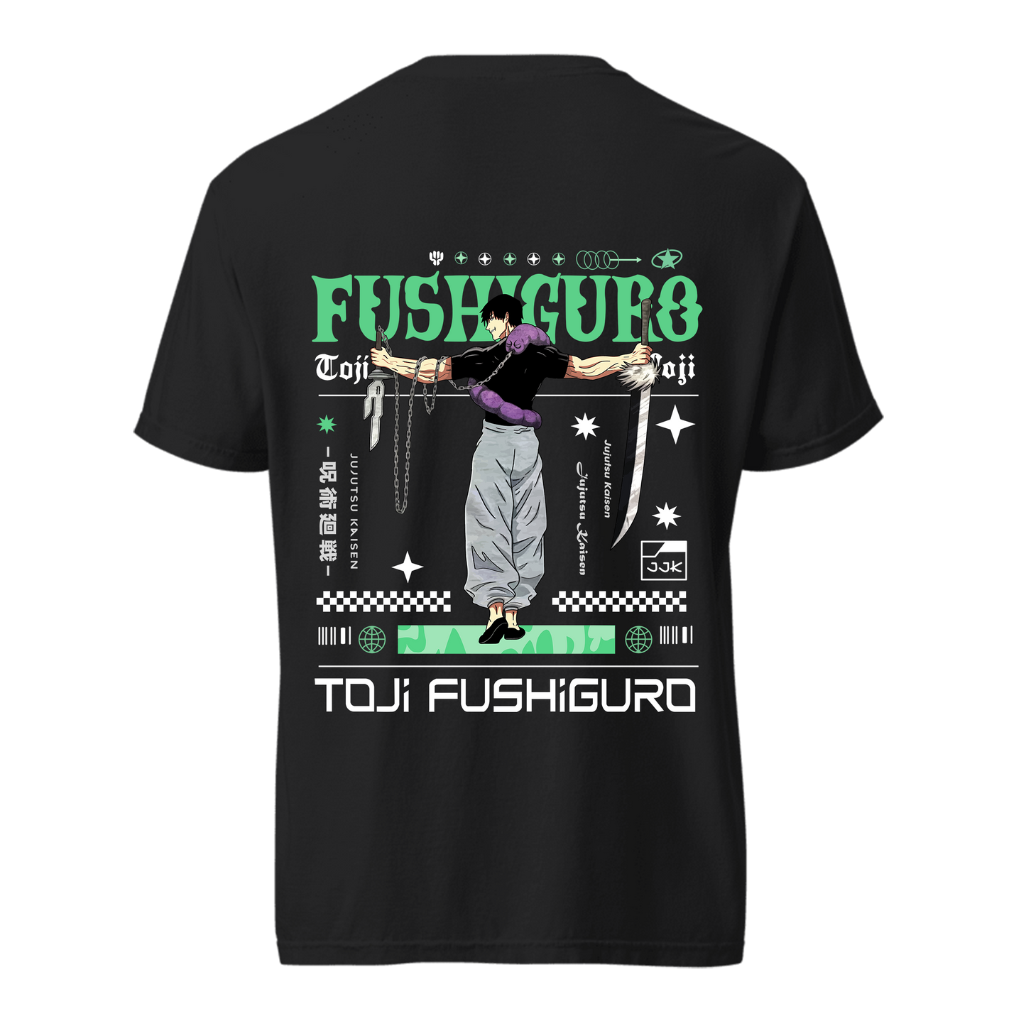 Fushiguro Graphic Tee – Anime-Inspired Streetwear