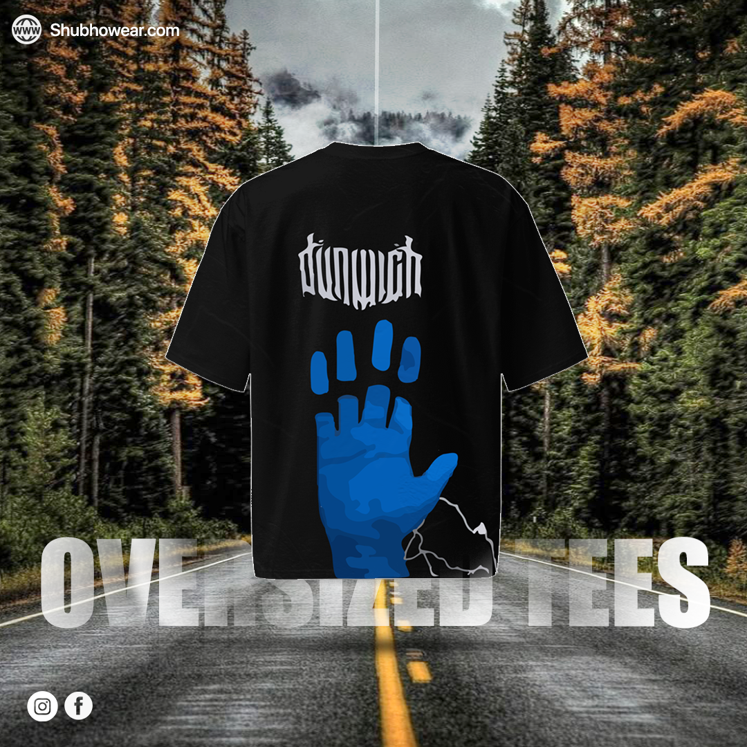 Hand printed streetwear design - Oversized tees