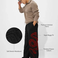 Serpent Strike Baggy Pants – Premium Comfort, Streetwear Edge