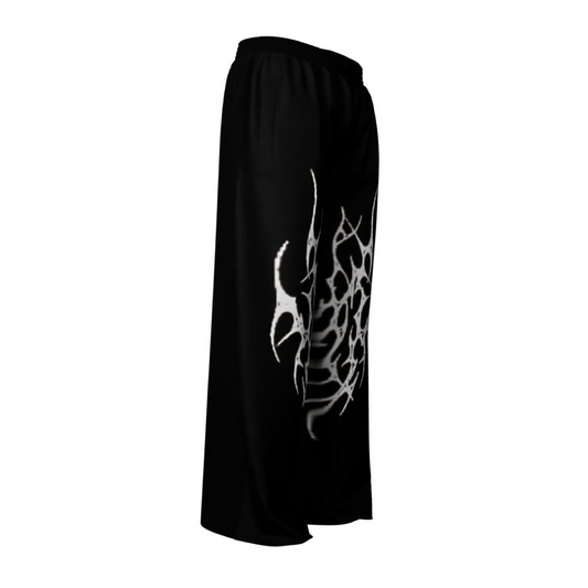 Void Flame Baggy Pants – Abstract Chaos Streetwear