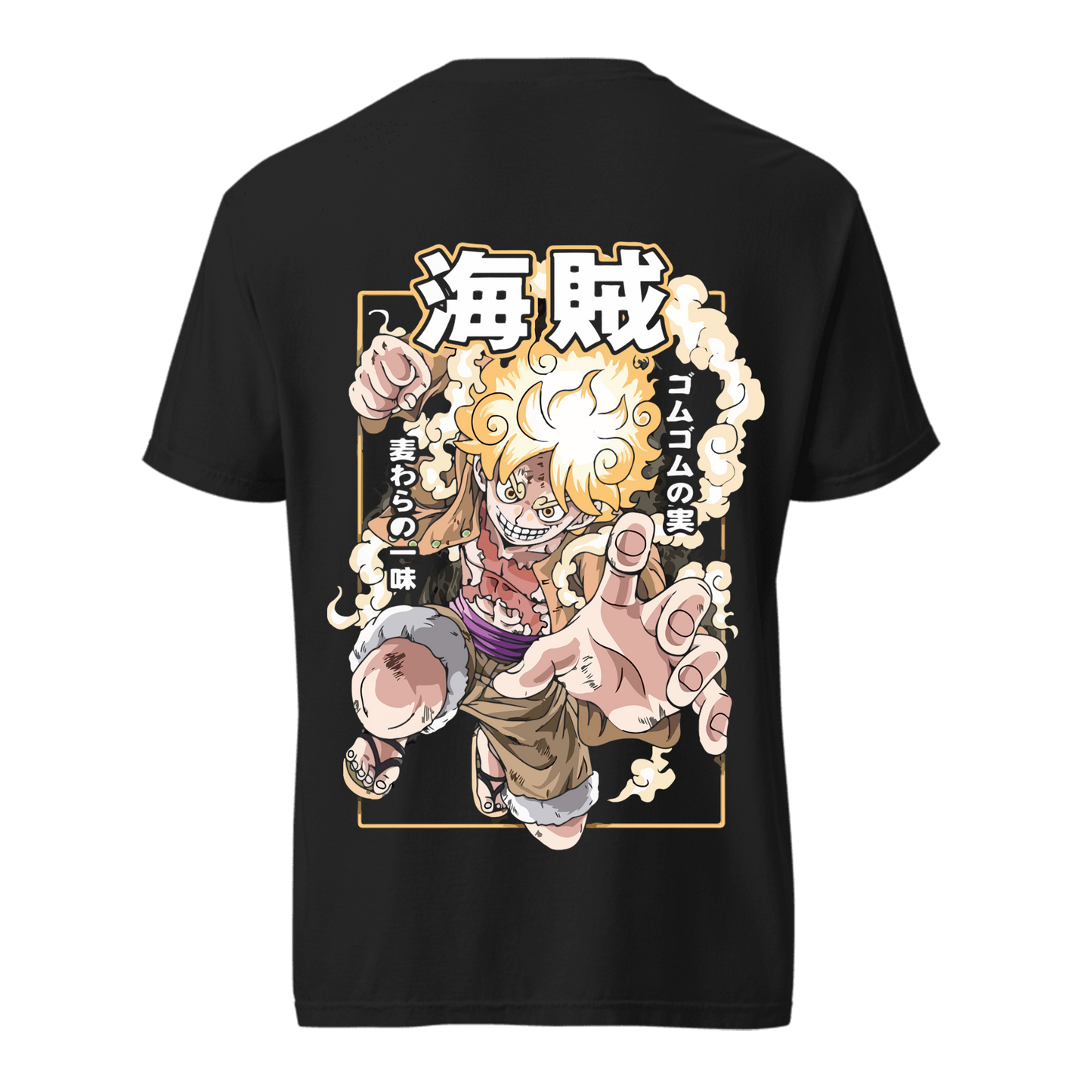Luffy Gear 5 T-Shirt – Anime Pirate Graphic Tee | One Piece Inspired