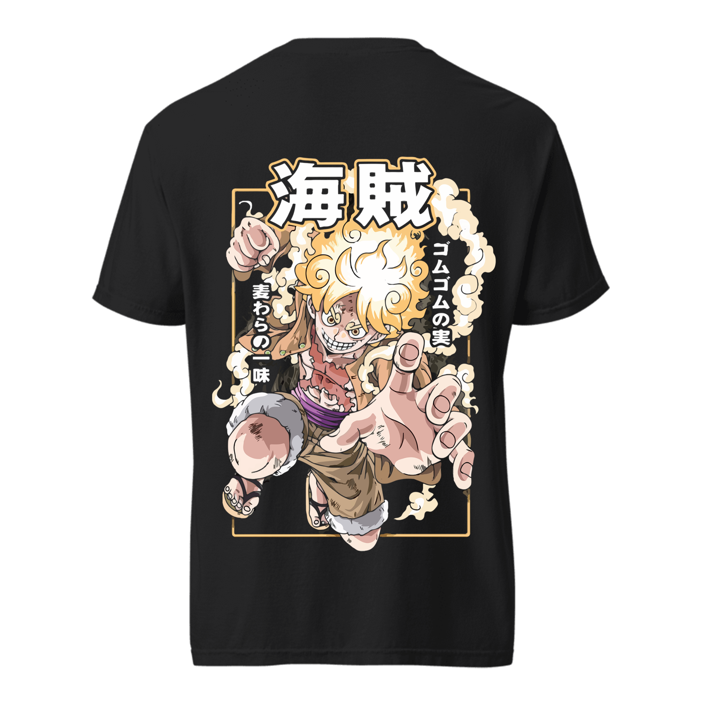 Luffy Gear 5 T-Shirt – Anime Pirate Graphic Tee | One Piece Inspired