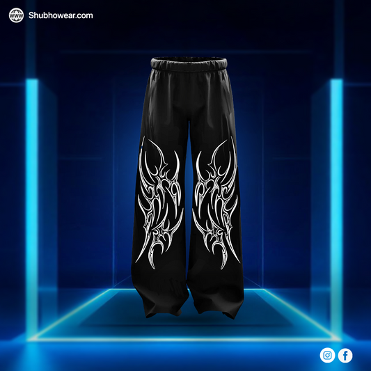 Unisex straight fit baggy pants