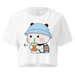 Kawaii Panda Kid Crop Top – Cute Anime-Style Cartoon Crop top