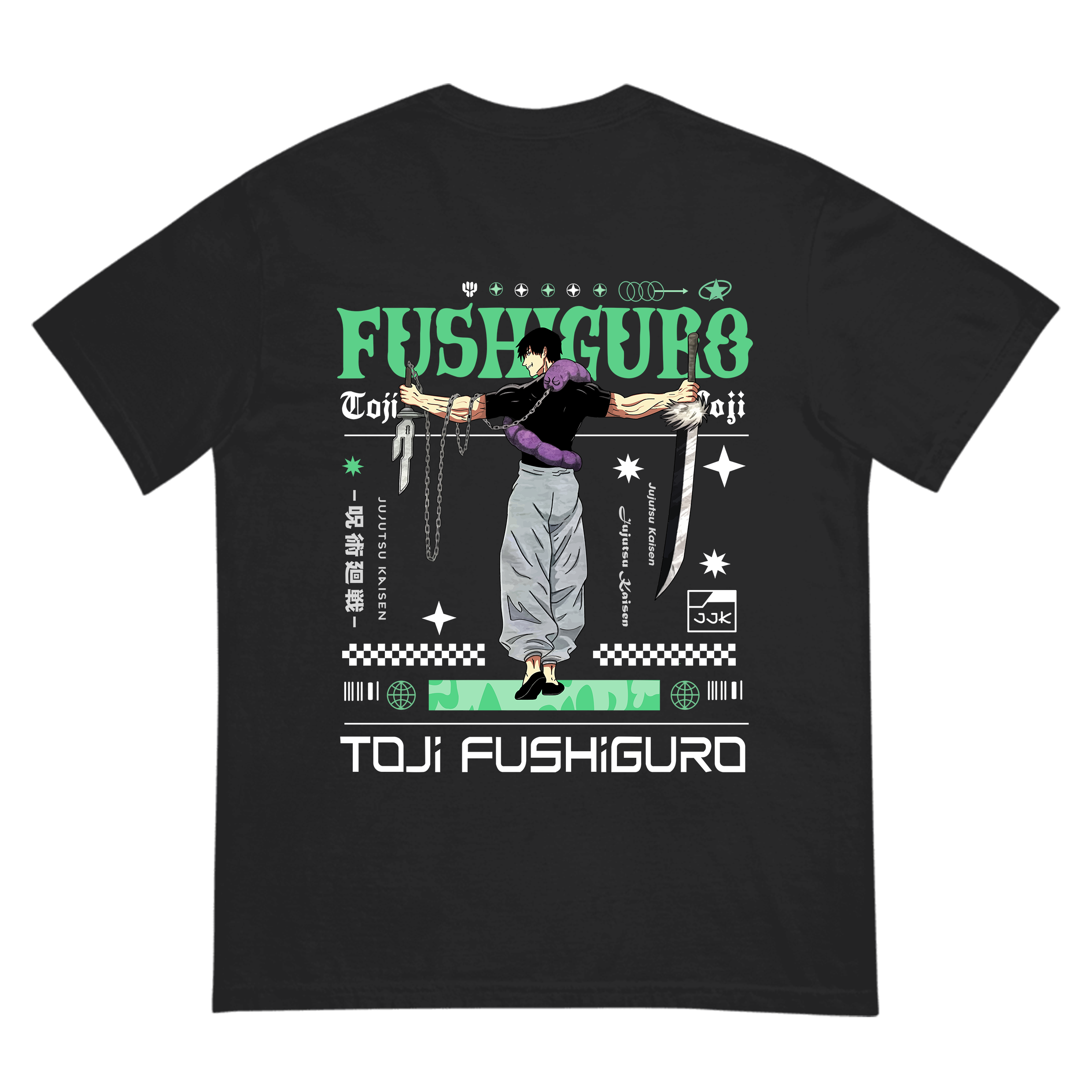 Fushiguro Graphic Tee – Anime-Inspired Streetwear
