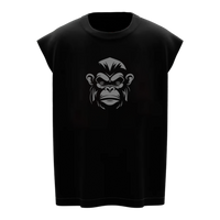 Men's Black Streetwear Gymvest– Fierce Ape Graphic