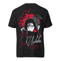 Itachi Uchiha T-Shirt – Akatsuki Crow Design | Naruto Anime Streetwear