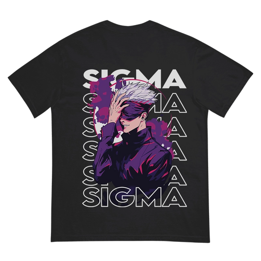 Sigma Anime T-Shirt – Bold Back Graphic Streetwear Tee